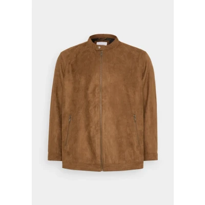 Bild av Jack &amp; Jones Jjerocky Clean Jacket Jacka i konstläder, Storlek: 6XL, Cognac