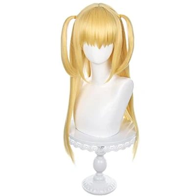 Bild av HIROAKIYA Misa Amane Wig, Death Note Cosplay Wig with Cap, Length approx.70cm