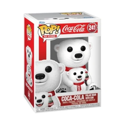 Bild av Funko POP &amp; Buddy: Coca Cola Polar Bear Björn och unge Vinylfigur för samlare Presentidé Officiell merchandise Leksaker barn vuxna Fans av reklamikoner