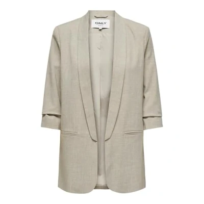 Bild av ONLY Onlelly 3/4 LIFE Blazer, Storlek: 36, White pepper melange