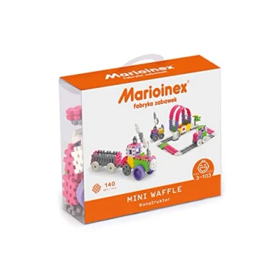 Bild av Mini Waffle Building Blocks 140 Pieces Constructor Large Pink MARIOINEX 902837