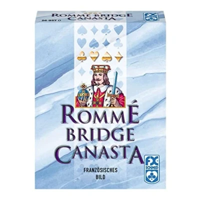 Bild av Ravensburger 26957 Rommé Bridge Canasta, kortspel från 8 år, klassiker