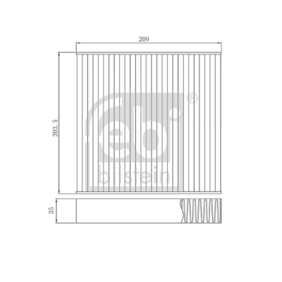 Bild av Filter, kupéventilation FEBI BILSTEIN 174913