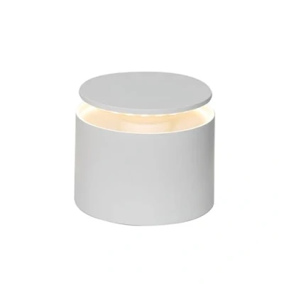 Bild av Zafferano, Push Up lampa, Uppladdningsbar Sladdlös Bordslampa med Touchkontroller, Även Användbar som Utomhuslampa, Dimmer, 2200 3000 K, Höjd 80 100 CM, Färg Vit