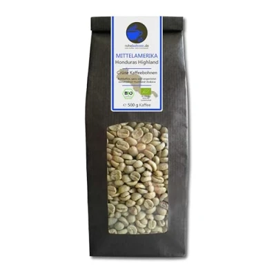 Bild av Ekologiskt grönt kaffe Green Highland Coffee Honduras (gröna kaffebönor 500g) GMP certifierad