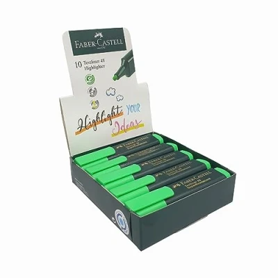 Bild av Faber Castell 48 63 text Liner grön (10 stycken)