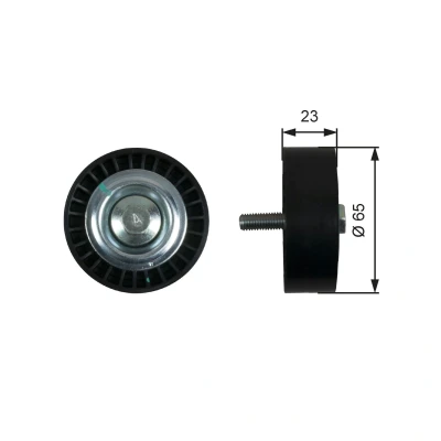 Bild av GATES T36622 Galet Enrouleur FleetRunner Micro V Stretch Fit FIAT: 500 3 portes, 500L, C Cabriolet, ALFA ROMEO: MiTo