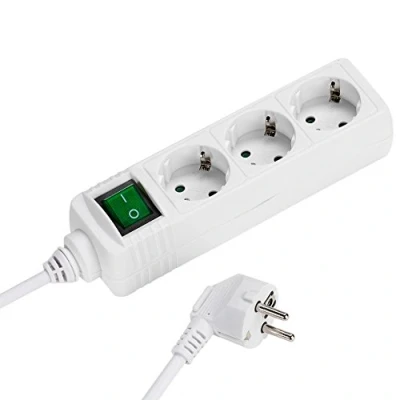 Bild av Vivanco 27014, 1,4 m, inomhus, Vinklad, 1,5 mm ², Vit, 3 AC utgångar