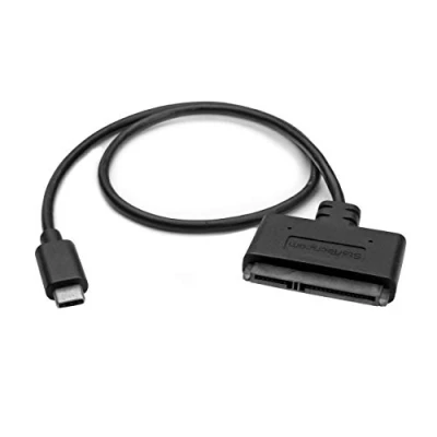 Bild av StarTech.com USB C till SATA adapter extern hårddiskkontakt för 2,5 tums enheter SSD/HDD kabel (USB31CSAT3CB)