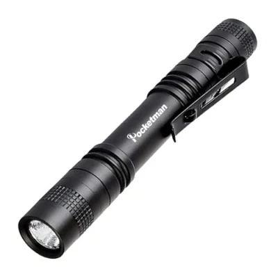 Bild av POCKETMAN minifackla med ledlampa superstark 500 lumen belysningsklämma för picknick, vandring, nödsituationer (1 st)
