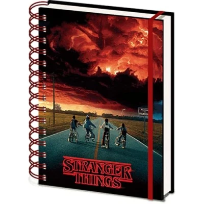 Bild av Stranger Things 3D anteckningsbok med spiralbindning, A5
