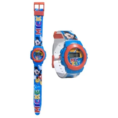 Bild av CARTOON Digitalt armbandsur för barn i konturförpackning, Musse Pigg 1
