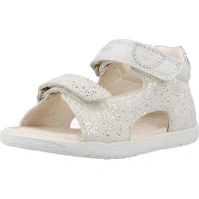 Bild av Geox B Macchia Gin Sandal, Flicksandaler, Vit/silver, 26 EU