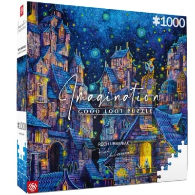 Bild av GOOD LOOT Puzzle Imagination Series Roch Urbaniak Concert on the Chimney Detailed Picture Durable Product Numerous Hours of Fun Family Entertainment 1000 Pieces 68 x 48 cm