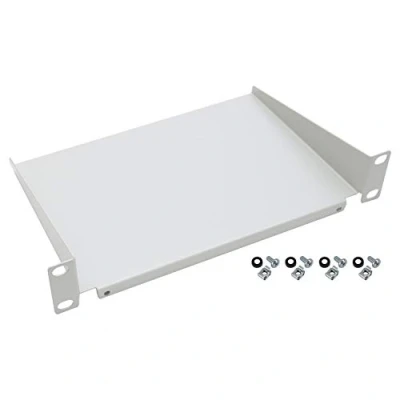 Bild av HMF 63399 07 Hylla för serverskåp 10 tum 1 HE 150 mm djup ljusgrå