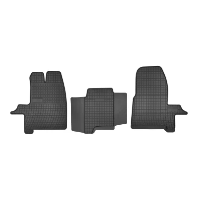Bild av FROGUM D00312 Ensemble de tapis sol Caoutchouc avant 3 noir Sur mesure FORD: Transit V363 Van, Custom V362 Van oscaro, mister auto,