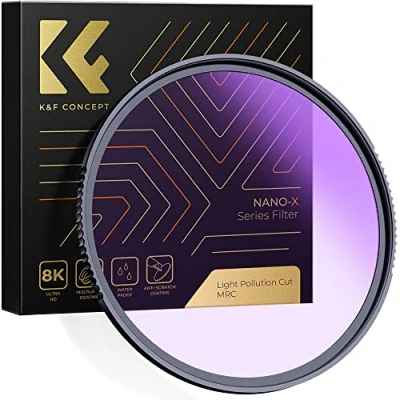 Bild av K&amp;F Concept Nano X 67 mm naturligt nattfilter astroklar nattlampa Pollution filter för nattbilder astrofotografering med 28 lagers beläggning