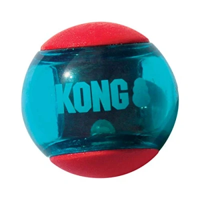 Bild av KONG Dog Toy Squeezz Action Ball Red Large (2 Pack)