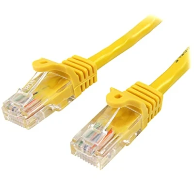 Bild av StarTech.com 5m yellow Cat5e / Cat 5 Snagless Ethernet Patch cable m network Gul meter