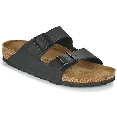 Bild av Birkenstock Arizona SL Birko Flor sandal, unisex, vuxen, normal, svart, 38 EU Schmal