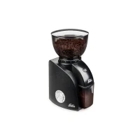 Bild av Solis Scala Zero Static 1662 elektrisk kaffekvarn Coffee Grinder espressomkvarn med 24 inställningar för malning skydd mot statiskt kaffe kaffebönebehållare 300 gram svart