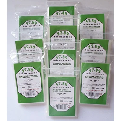 Bild av Docsmagic.de 1.000 Standard American Board Game Sleeves 10 Packs 57 x 89 US 59 91