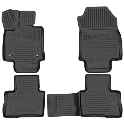 Bild av WALSER XTR 75238 Ensemble de tapis sol Caoutchouc avant et arrière noir Sur mesure