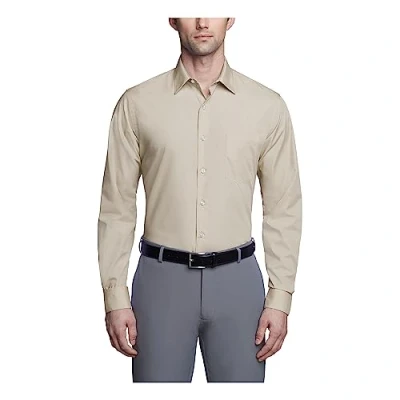 Bild av Van Heusen herrklänning skjorta anpassad poplin solid, STEN, 15 Neck / 32 33 Sleeve