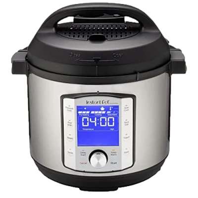 Bild av Instant Pot DUO EVO PLUS 7,6 l elektrisk tryckkokare. 10 funktioner i 1: Sterilisator, långsam kokare, riskokare, ångkokare, sauté, 113 0069 01 EU, silver