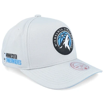 Bild av Mitchell &amp; Ness NBA Pro Crown Snapback Cap Minnesota Timberwolves Grå, GRÅ, one size