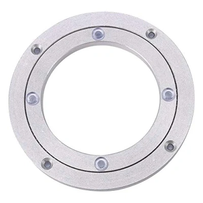 Bild av Yosoo Heavy Duty Aluminium Alloy Rotating Bearing Turntable Round Dining Table Smooth Swivel Plate (Size : 8inch)