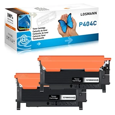 Bild av LOSMANN toner kompatibel med Samsung P404 CLT P404C för 404S K404S C404S M404S Y404S Xpress SL C430W C480FW C480 C430 C480FN C433 (2X Svart)