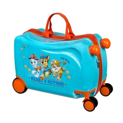 Bild av Paw Patrol ris vagn rid on, flerfärgad, Trolley med hårt skal svänghjul