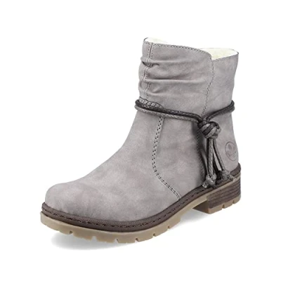Bild av Rieker Ankle Boots Y7463, damkängor, grå 40, 41 EU
