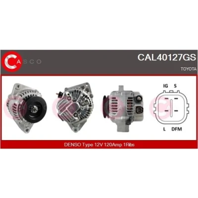 Bild av CASCO CAL20209AS Generator 12V 110A OPEL: Combo C Skåpbil / Kombi, Corsa Hatchback, Meriva A