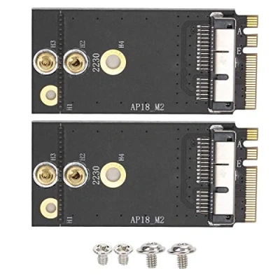 Bild av 2st Adapter för OS X Till NGFF, Trådlöst Nätverkskort Omvandlat NGFF Key E eller M2, BCM943224PCIEBT, BCM94360CS2, BCM943602CS, BCM94331CD, Etc