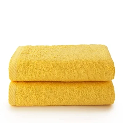Bild av Top Towels Pack 2 Bidé handdukar Badhanddukar Små 100% Bomull 500g/m2 Åtgärd 30x50cms, Blad, 3040033