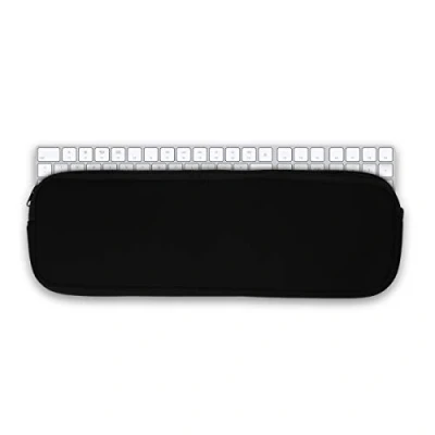 Bild av kwmobile Neoprenfodral kompatibelt med Apple Magic Keyboard numerisk knappsats fodral för tangentbord mjukt resefodral svart