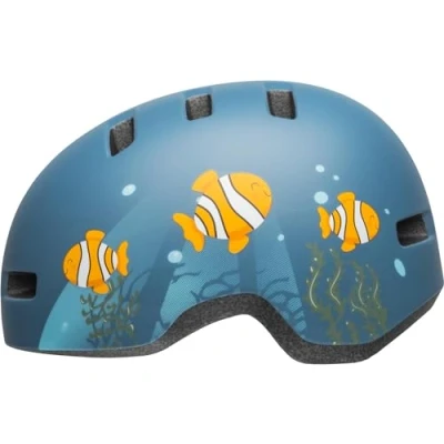 Bild av Bell Lil Ripper barnhjälm clown fisk matt grå blå r. S (48 55 cm) (BEL 7104366)
