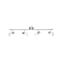Bild av Brilliant Luca 35832/77 Loft spotlights LED (RGB) E14 160 W Rustfrit stål, Krom, Hvid