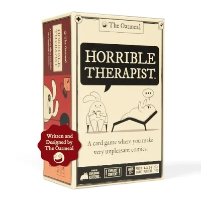 Bild av Exploding Kittens Horrible Therapist: Core Game Edition Hilarious Adult Card for 3 8 Players, Ages 17+ Party Games &amp; Family Night Fun