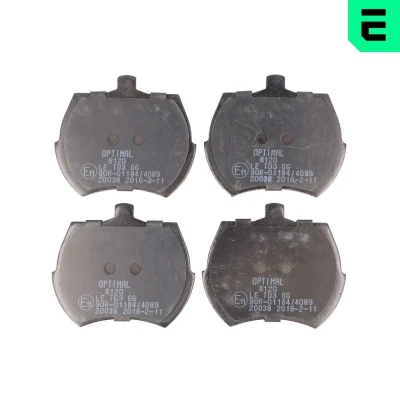 Bild av OPTIMAL BP 06120 Jeu de plaquettes frein Essieu avant non préparé pour indicateur d&#039;usure ROVER: Mini 3 portes, AUSTIN: 3/5 MG: Midget