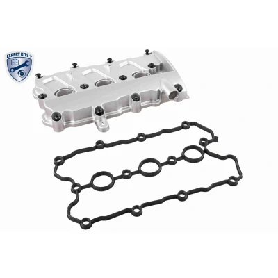 Bild av VAICO V10 4952 Cache Culbuteur droit, pour cylindres 1 3 avec joint de couvercle soupape vis/boulons EXPERT KITS + AUDI: A4 B7 Avant