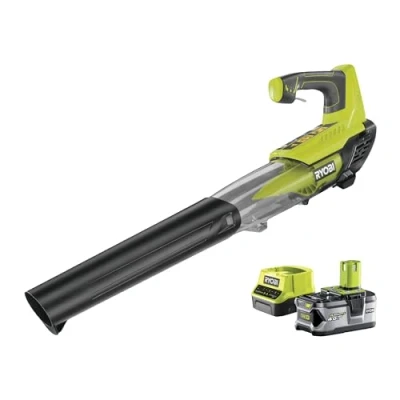 Bild av Ryobi 18 V ONE+ sladdlös lövfläkt RBL18JB40F (lufthastighet 160 km/h, luftmängd 7,9 m3/min, jet turbinfläkt, variabel hastighetskontroll, inkl. 1 x 4,0 batteri och laddare, i låda)