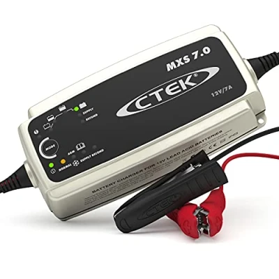 Bild av CTEK MXS 7.0, Batteriladdare 12V För Större Batterier, Laddare Båtar, Lastbilar, Husbilar Och Husvagnar, Batteridesulfator Med Vinterprogram Leverans, Rekonditionering Dedikerade AGM Lägen