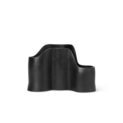 Bild av ferm LIVING pennhållare Yama, svart, 23 cm lång, aluminium