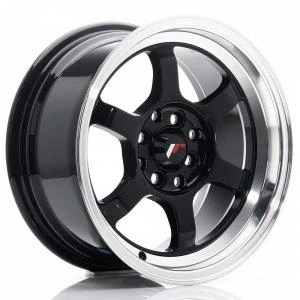 Bild av Japan Racing JR12 Shiny Black 7.5x15 4/100 ET26 B73.1