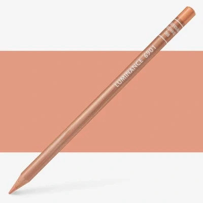 Bild av Caran d&#039;Ache Luminance Colour Pencil Artist färgpennor penna/3 stycken/förpackning färg: 068 Herculanum Red (6901.068)