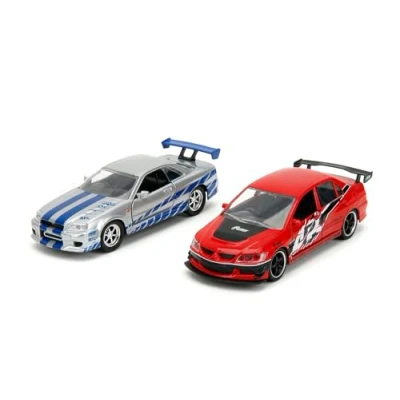 Bild av Jada Toys Fast &amp; Furious Twin Pack 1:32 Wave 4/2 leksaksbil modellbil lekset