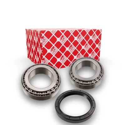 Bild av FEBI BILSTEIN 173678 Kit de roulements roue Essieu avant gauche, droit avec bague d&#039;étanchéité 68, 75 Roulement à rouleaux coniques